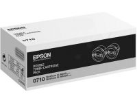 Double Pack Toner 0710 Noir 2500p - C13S050710