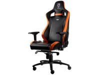 Siège PC NobleChairs Epic Series PENTA Sport - Noir/Orange/Simili Cuir