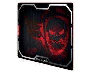 Tapis de souris S.O.G Gaming Smokey Skull - XL/Rouge