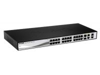 24 ports 10/100 + 2 1000 + 2 SFP - DES-1210-28P