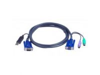 Connectique PC Aten Câble U7 KVM 2L-5502UP 1.80m