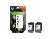 Conso Imprimante HP Pack de 2 cartouches Noires N°56 - C9502AE