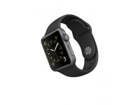 Accessoire Téléphonie Apple Watch Sport - Alu. Gris Sidéral 38mm Bracelet noir