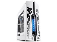 Boîtier PC Deepcool Genome Blanc/Bleu - mT/Ss Alim/ATX