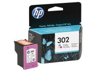 Conso Imprimante HP Pack Cartouche 3 couleurs HP 302 - F6U65AE