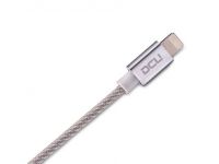 Accessoire Téléphonie DCU Technologic Cable renfrocé Lightning 1m - Argent