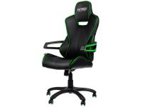 Siège PC Nitro Concepts E200 Race - Noir/Vert/Simili Cuir/1D