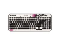 Wireless Keyboard K360 Fingerprint Flowers