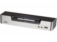 Boîtier de partage Aten KVM 2 ports- DVI/USB2.0/Audio - CS1642