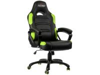 Siège PC Nitro Concepts C80 Comfort - Noir/Vert/Simili Cuir/1D