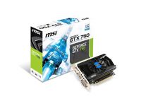 Carte Graphique MSI N750-2GD5/OCV1 - GTX750/2Go/DVI/HDMI/PCI-E