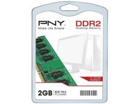 Mémoire PNY 2Go DDR2-800 PC6400 DIMM102GBN/6400/2-SB