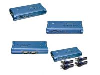 TK-407K - KVM Commutateur 4 ports VGA-USB +cables