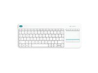 Clavier Logitech Wireless Touch K400 Plus White