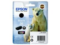 Consommable Imprimante Epson Cartouche d'encre Noir 26 - T2601