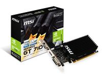 Carte Graphique MSI GT 710 2GD3H LP - GF710/2Go/HDMI/DVI