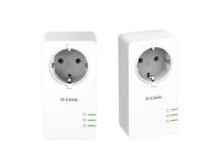 Adaptateur CPL DLink DHP-P601AV (1000Mb) avec prise - Pack de 2 #