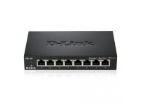 Switch DLink 8 ports 10/100/1000 boitier métal - DGS-108