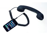 Combiné Retro Moshi Moshi pour smartphone - Noir