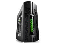 Boîtier PC Deepcool Genome Noir/vert - mT/Ss Alim/ATX