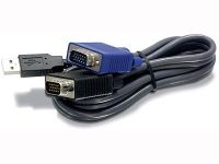 TK-CU10 Cordon KVM USB+VGA - 3m(Option 23662)